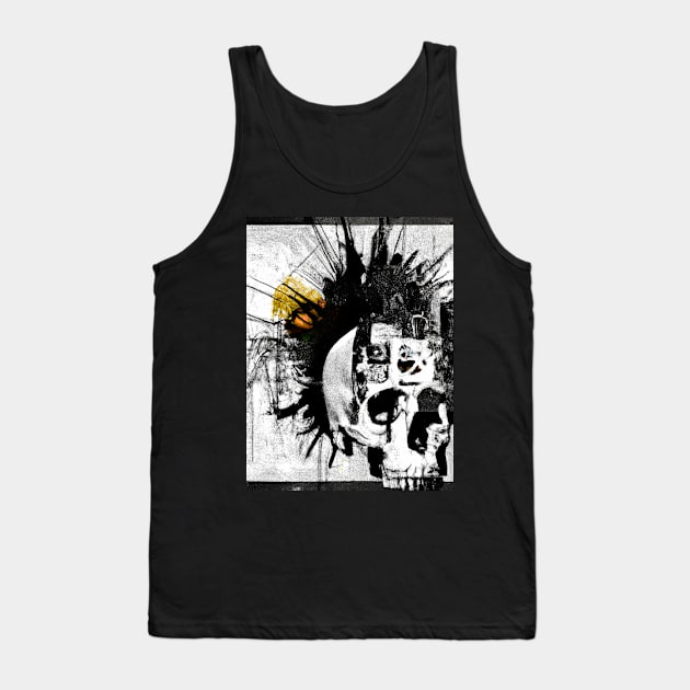 Skullsunset Tank Top by Farbitroid